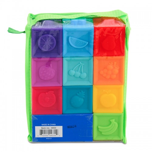 Hap-P-Kid Little Learner Soft Building Blocks | Stacking Block | 12 months+